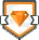3 place badge